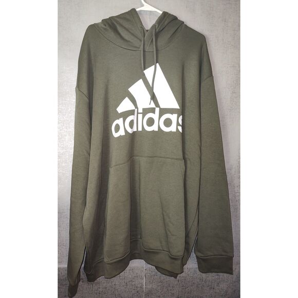 Adidas Big Logo Fleece Hoodie Sz 4XL NWT - Picture 1 of 3